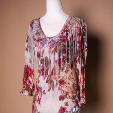 Load image into Gallery viewer, Vintage Floral Fringe Tunic
