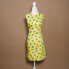 Load image into Gallery viewer, Vintage 90&#39;s Yellow Flower Dress
