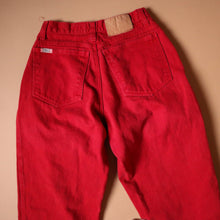 Load image into Gallery viewer, Vintage Red Button Fly ZENA Jeans
