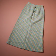 Load image into Gallery viewer, Vintage 60&#39;s Alex Coleman Green Tweed Maxi Skirt
