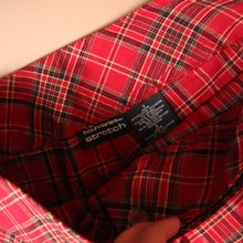 Load image into Gallery viewer, Y2K Red Plaid Flare Pants
