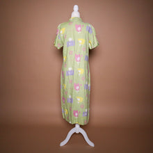 Load image into Gallery viewer, Vintage 90&#39;s Pastel Floral Linen Dress
