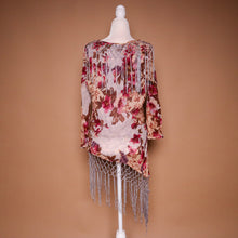 Load image into Gallery viewer, Vintage Floral Fringe Tunic

