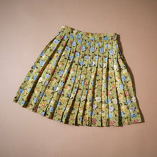 Load image into Gallery viewer, Vintage Floral Pleated Sheer Layered Skirt

