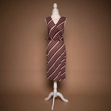 Load image into Gallery viewer, Vintage 90&#39;s Pink &amp; Brown Dress
