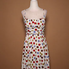 Load image into Gallery viewer, Y2K Polka Dot Spaghetti Strap Midi Dress
