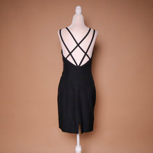 Load image into Gallery viewer, Vintage Essential Strappy Little Black Dress
