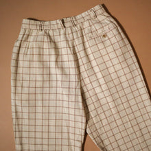 Load image into Gallery viewer, Vintage Plaid Relaxed Fit Casual Trousers
