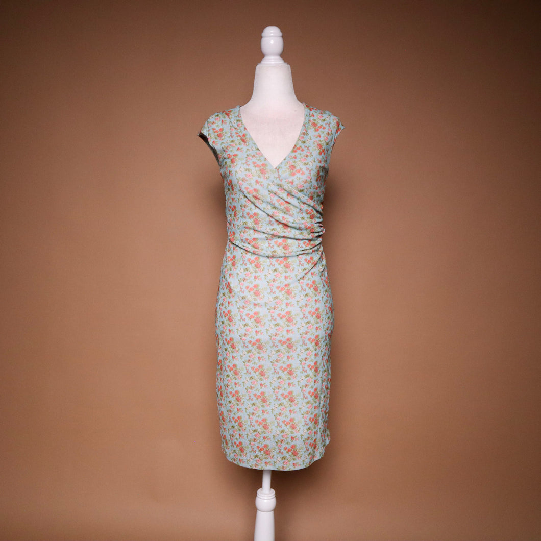 Vintage 90's Ruched Floral Dress