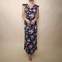 Load image into Gallery viewer, Vintage Floral Ruffle Maxi Dress
