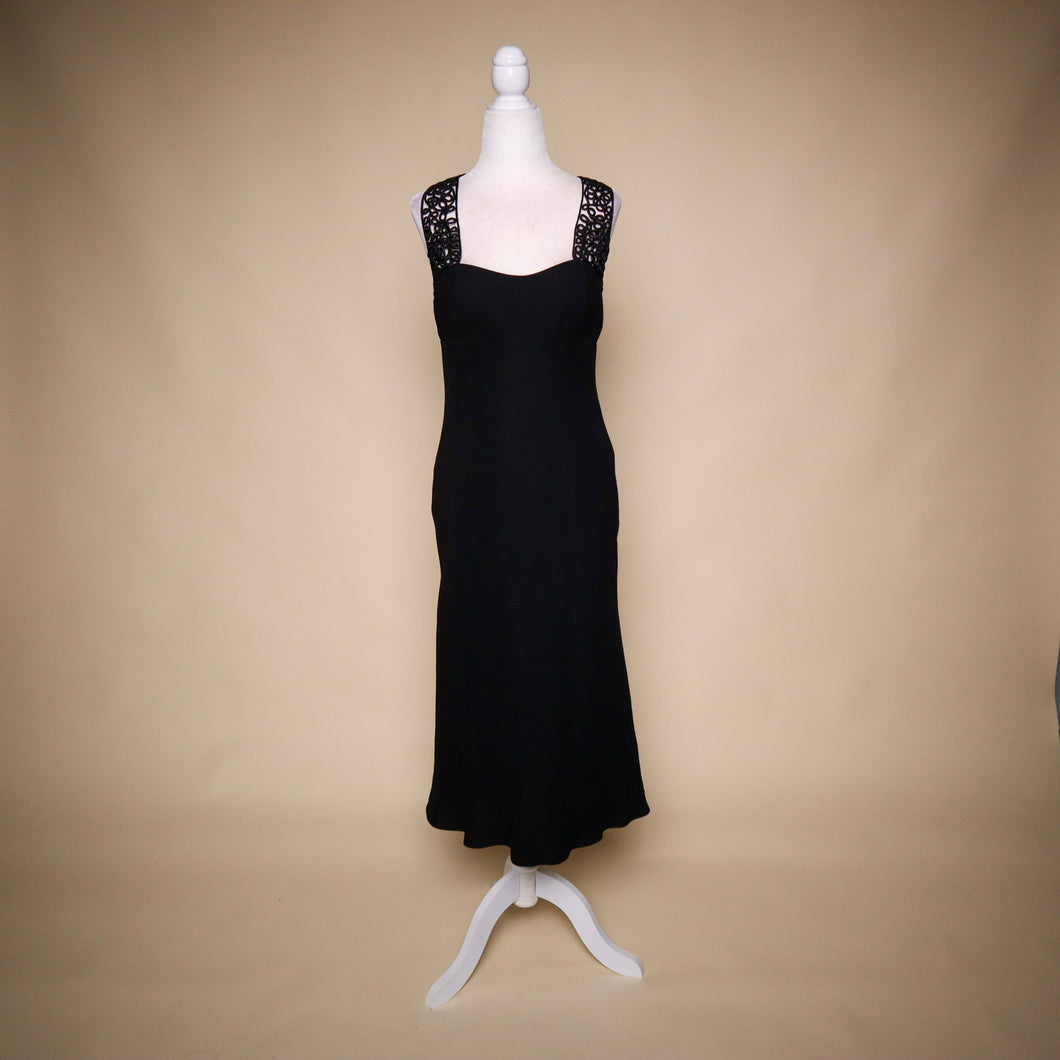 Vintage 90's Cut Out Detail Little Black Dress