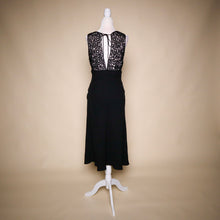 Load image into Gallery viewer, Vintage 90&#39;s Cut Out Detail Little Black Dress
